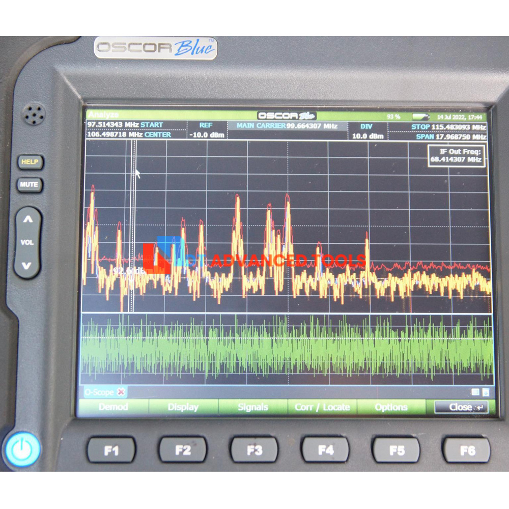 Pre-owned-REI-Oscor-Blue-24GHz-Spectrum-Analyzer-OBL-24-for-sale