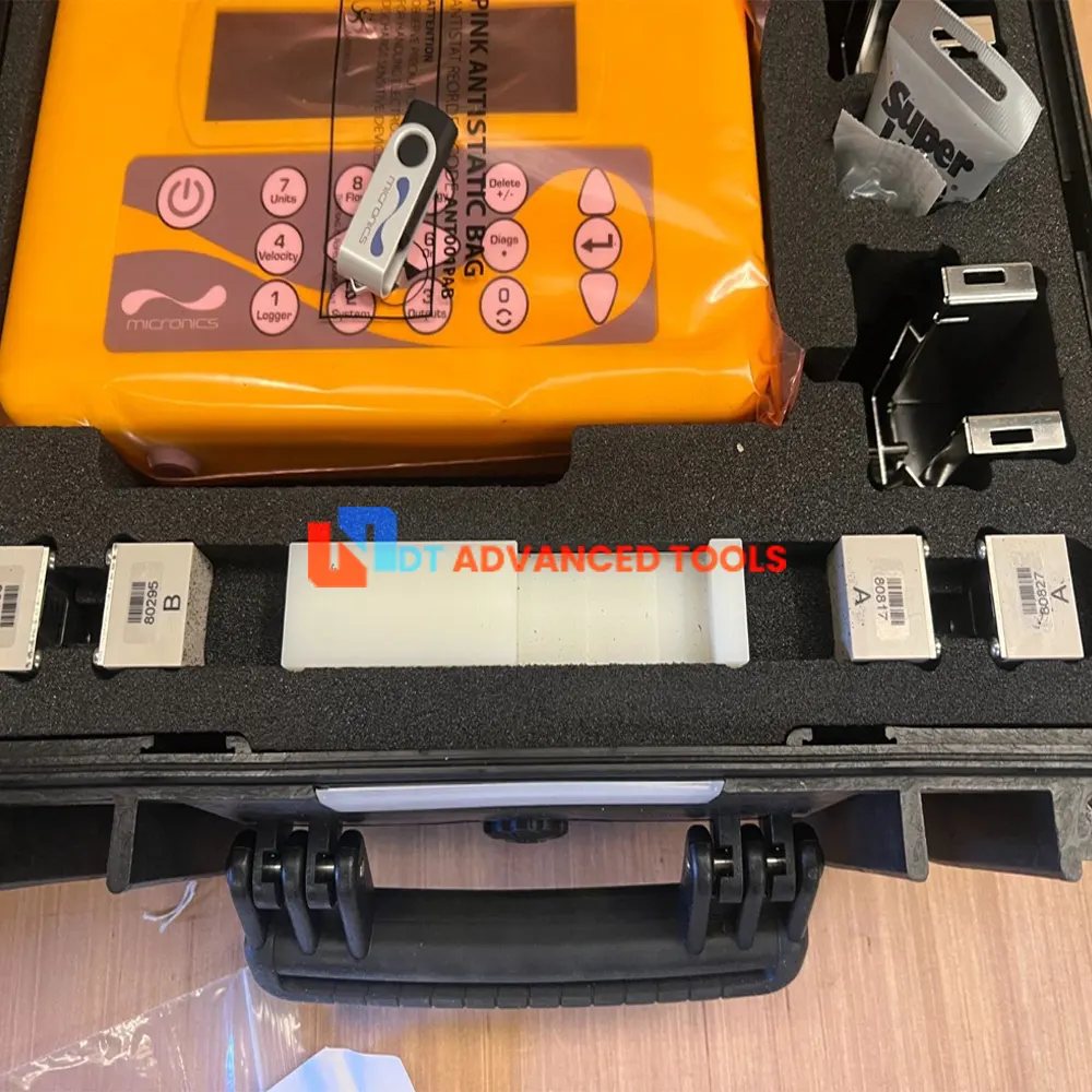 Selling-Micronics-Portaflow-333-Portable-Ultrasonic-Clamp-on-Flow-Meter-PF333